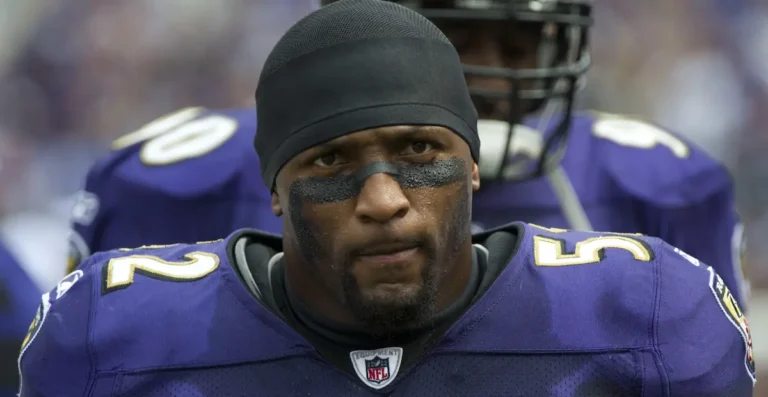 Ray Lewis of the Baltimore Ravens.