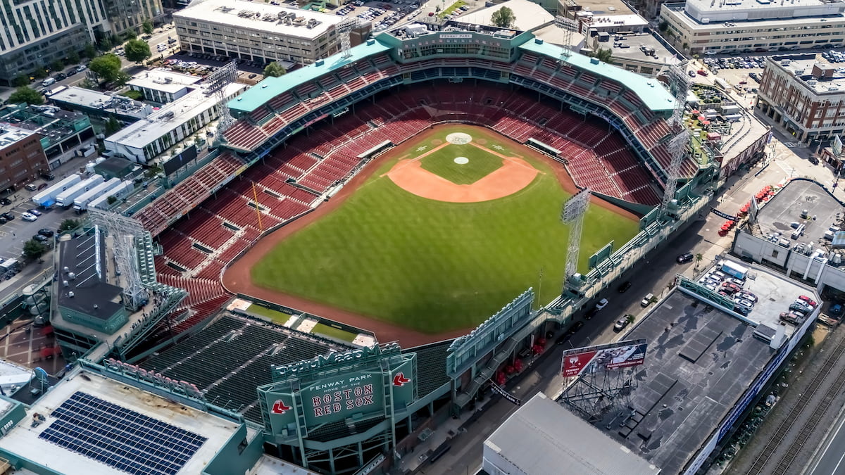 Fenway Park baseball stadium in Boston