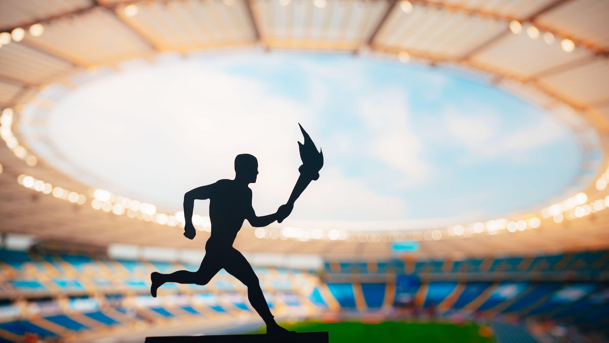 The Olympic Stadium in Rio de Janeiro.