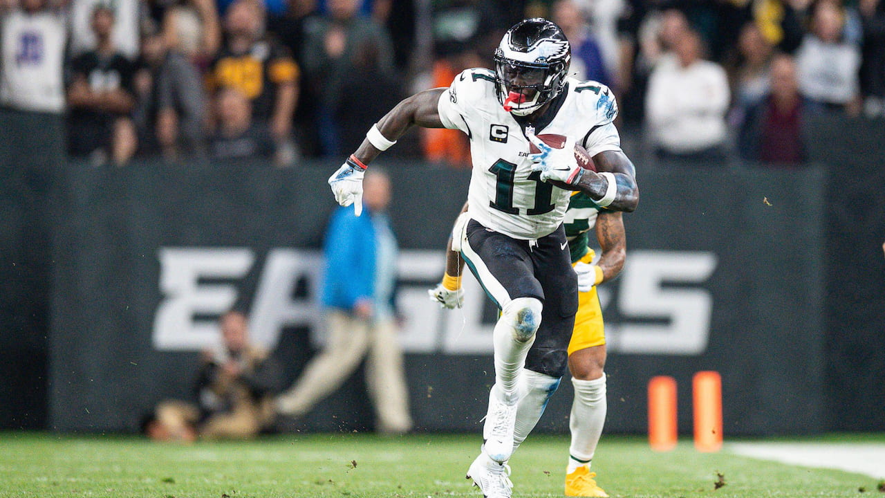AJ Brown of the Philadelphia Eagles