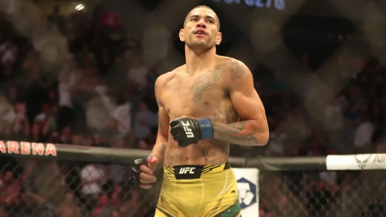 Alex Pereira during a UFC fight.