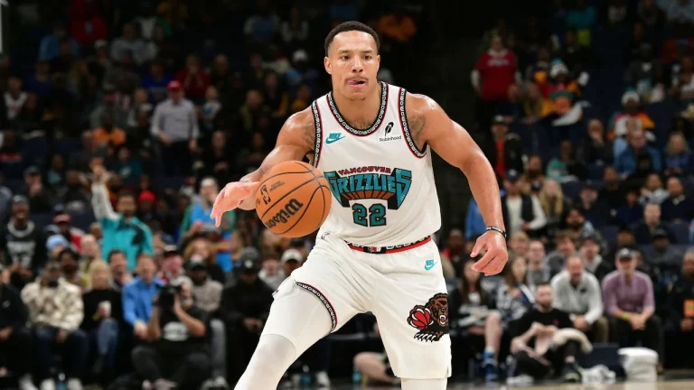Desmond Bane playing for the Memphis Grizzlies.