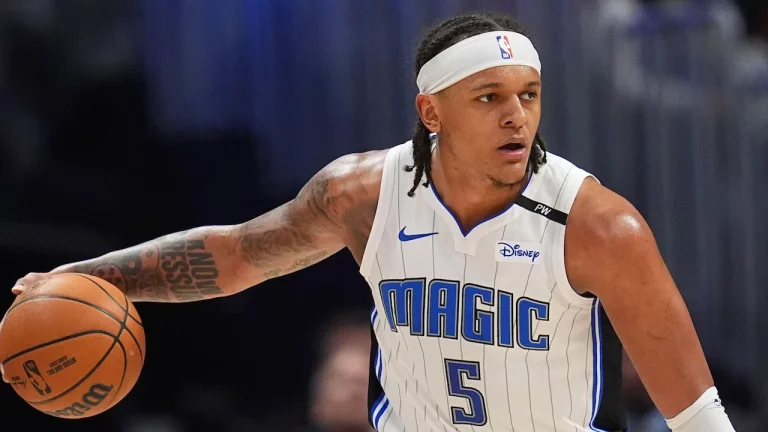 Paolo Banchero playing for the Orlando Magic.