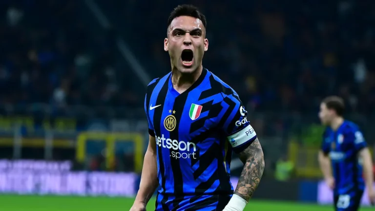 Lautaro Martinez playing for Inter Miami.