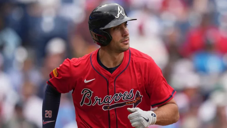 Matt Olson playing for the Atlanta Braves.