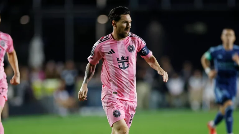 Lionel Messi playing for Inter Miami