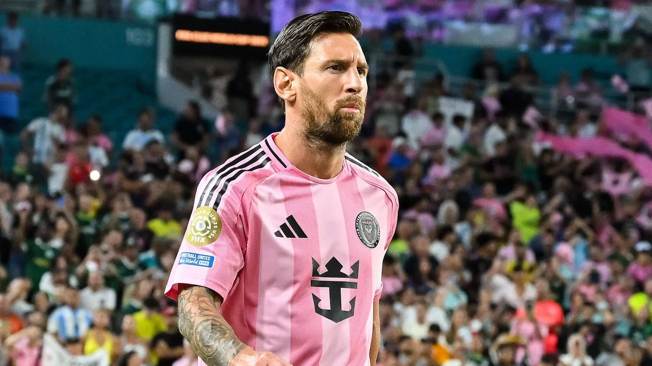 Lionel Messi preparing to play an MLS game for Inter Miami.